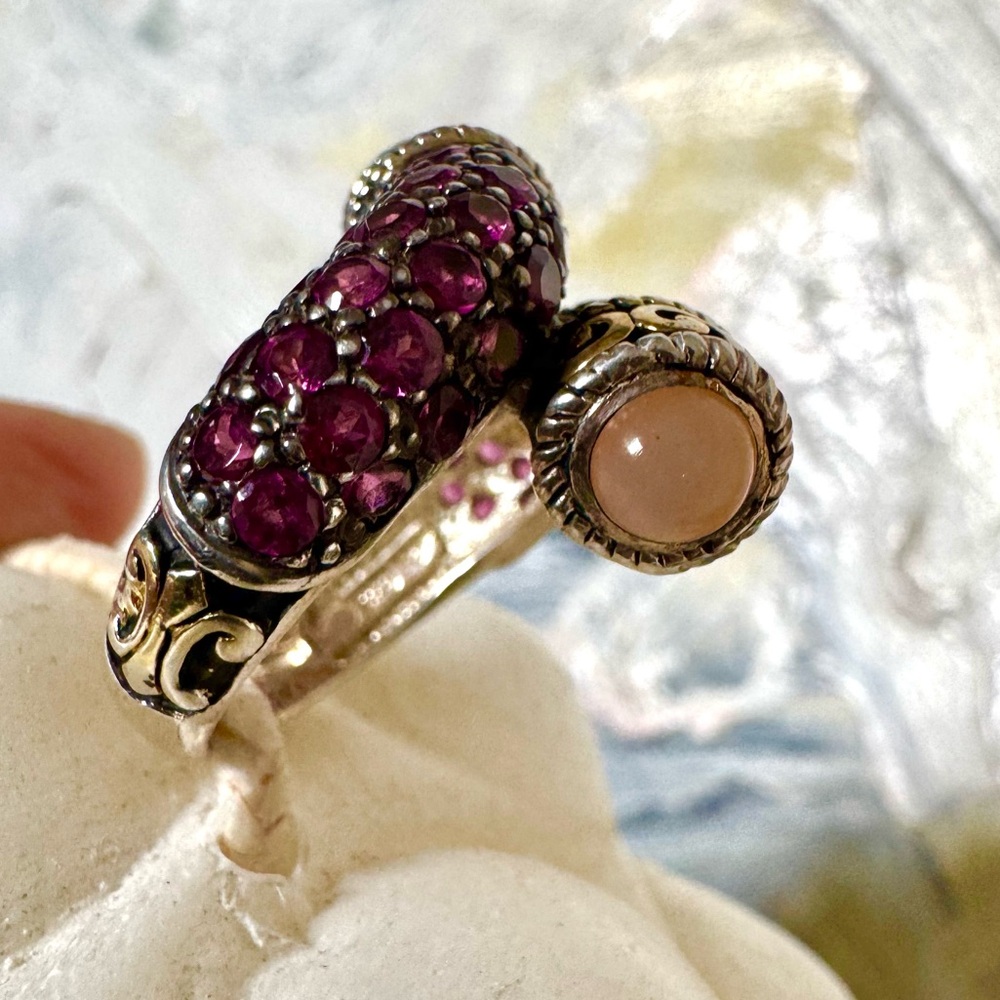 Sterling Gemstone ring - Picture 6 of 7